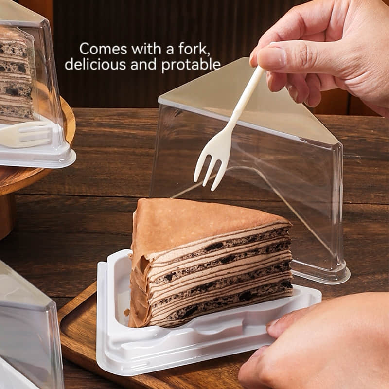 Blister pack for triangle-shaped cake slices